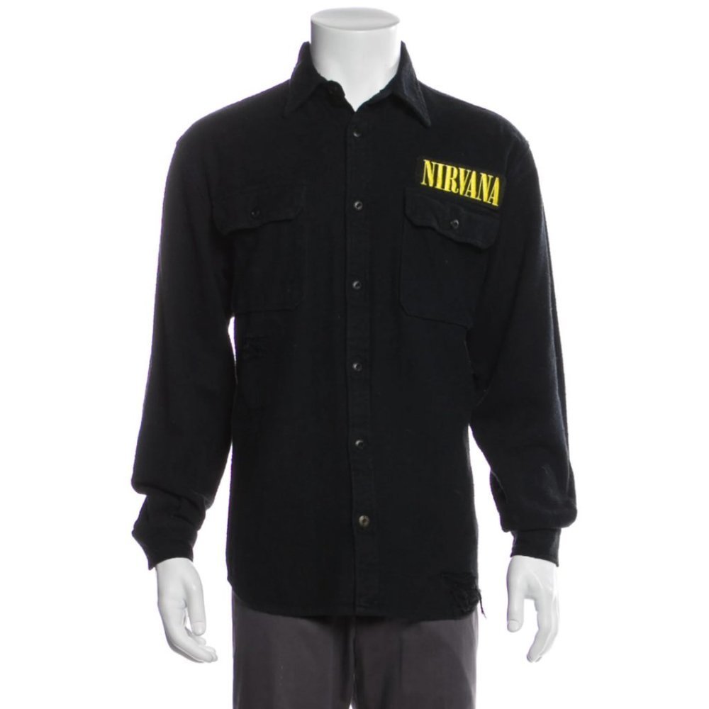 Madeworn Nirvana Patch Shirt Jacket - M - Picture 3 of 13